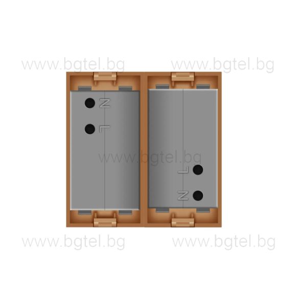 МЕХАНИЗЪМ ДВОЕН USB МОДУЛ - ЗЛАТИСТ - LIVOLO VL-C7-2USB-13 / VL-FCUA-2AP