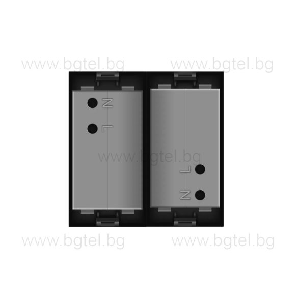 МЕХАНИЗЪМ ДВОЕН USB МОДУЛ - ЧЕРЕН - LIVOLO VL-C7-2USB-12 / VL-FCUA-2BP