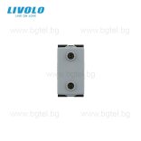 Механизъм 1/2 USB Type A+C модул 20W Черен VL-FCUA.UC-1BP LIVOLO