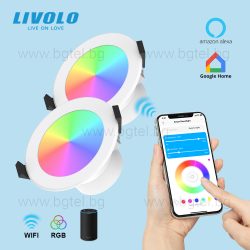   Wi-Fi Smart LED Панел за вграждане LIVOLO RGB 9W VL-SHQ014