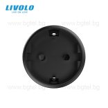 SMART WI-FI Преходен адаптер LIVOLO 16A с таймер и електромер VL-SHS001 черен
