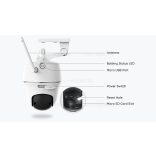 Reolink Argus PT Ultra - Безжична камера с вградена батерия, микрофон, слот за micro CD карта и датчик за движение