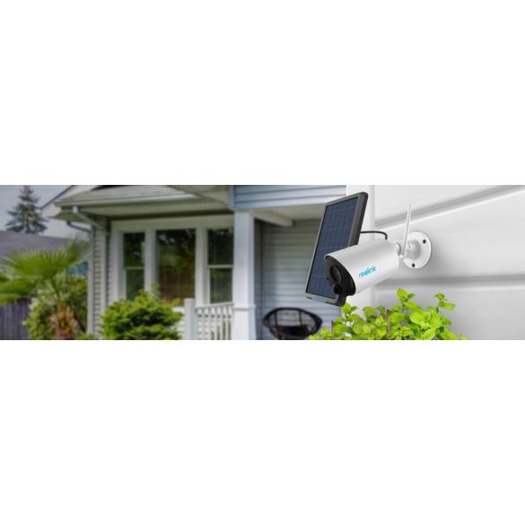 Reolink Argus Eco 2 - 3MP Безжична (WiFi) камера с вградена батерия, микрофон, слот за micro CD карта и датчик за движение