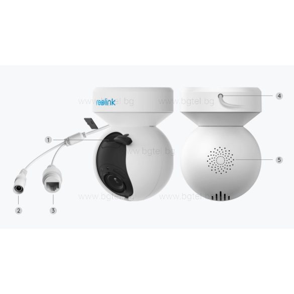 Е1 OUTDOOR - Безжична (PTZ) камера за външен монтаж с 3Х оптичен зуум